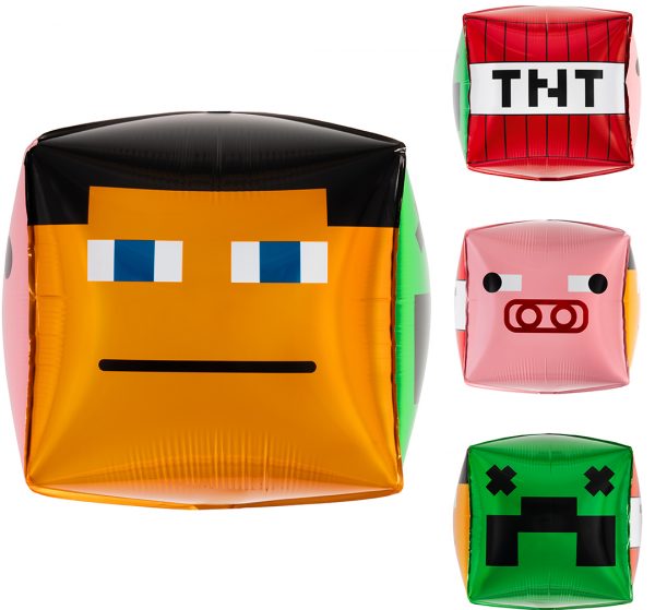 Фигура пиксели куб 56 см